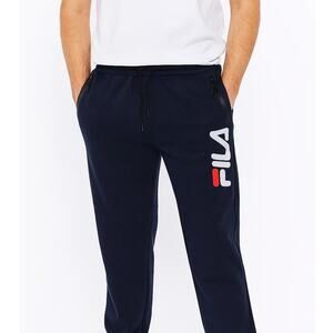 Vintage Fila Men's Black Sweatpants - Size Small - Great Condition